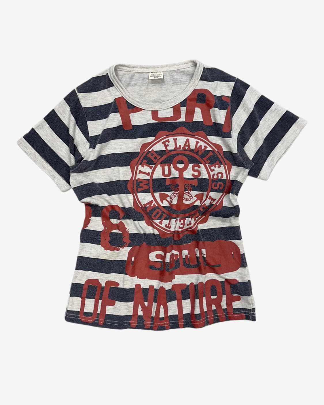 stripe sailor printing t-shirt 상품이미지1