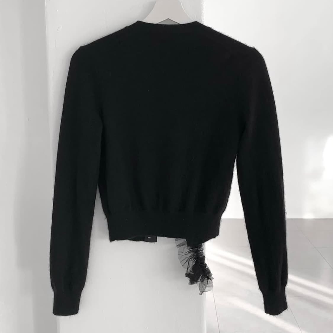 Comme des garcons 꼼데가르송 블랙 가디건 상품이미지2