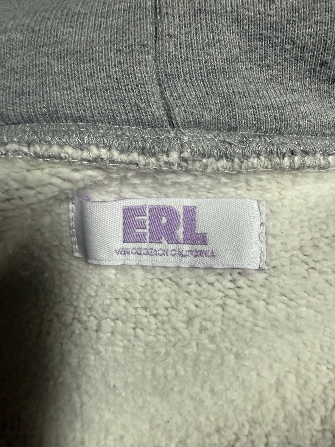 ERL 스월 후드집업 그레이 상품이미지3