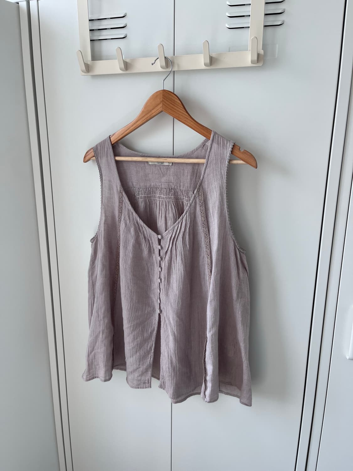 Shuca 바선생 단추 슬리브리스 상품이미지2