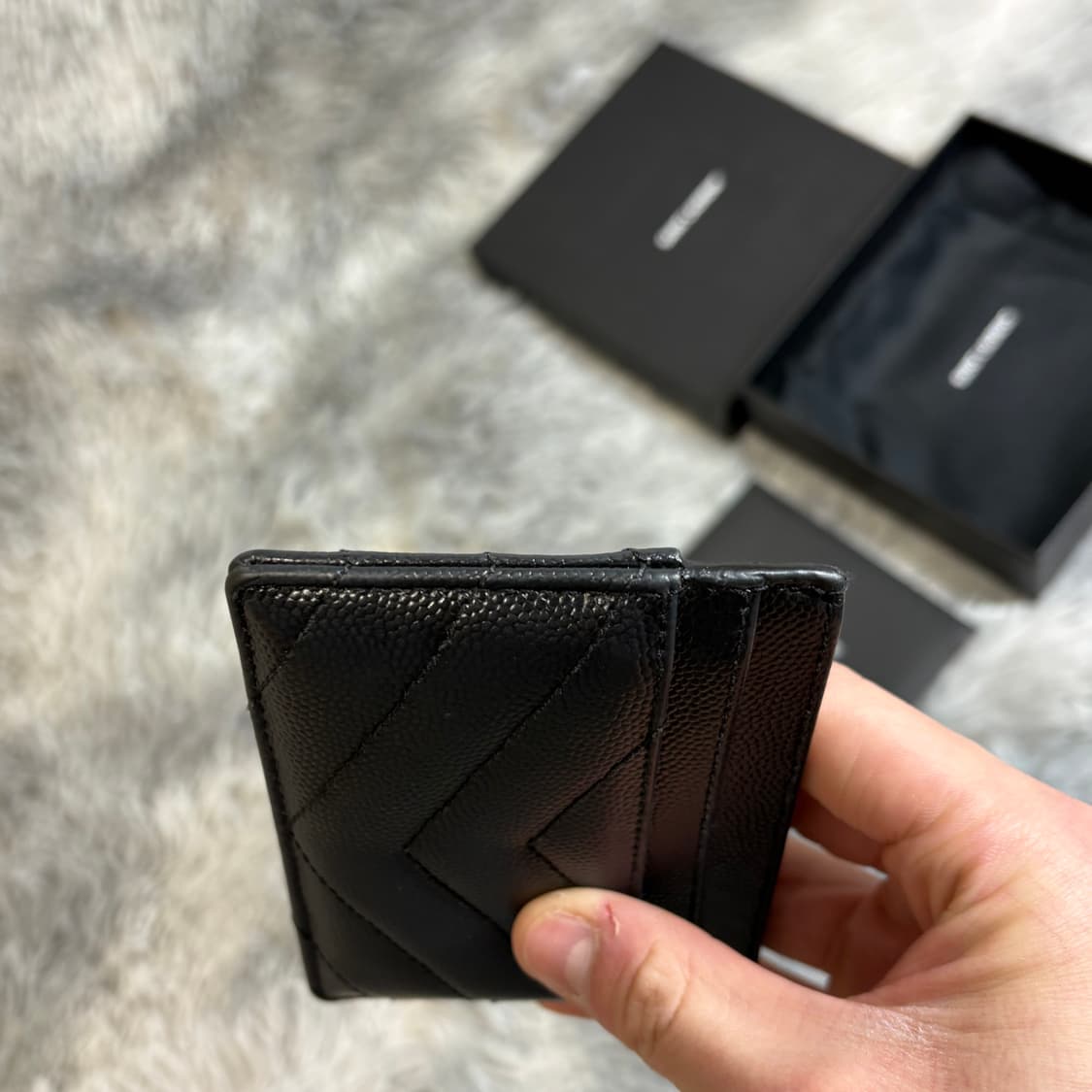 *풀구성품* 입생로랑 마틀라세 카드지갑 금장 상품이미지3