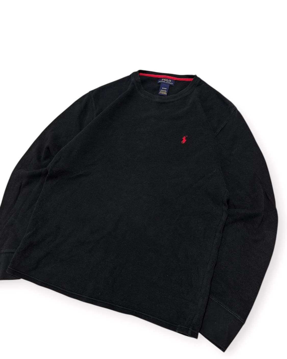 폴로 랄프로렌 블랙 와플 긴팔티 상품이미지3