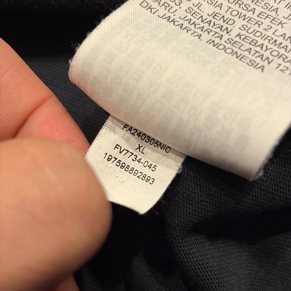 [XL] 조던 파리 생제르망 반팔 티셔츠 워싱 블랙 C273 상품이미지8