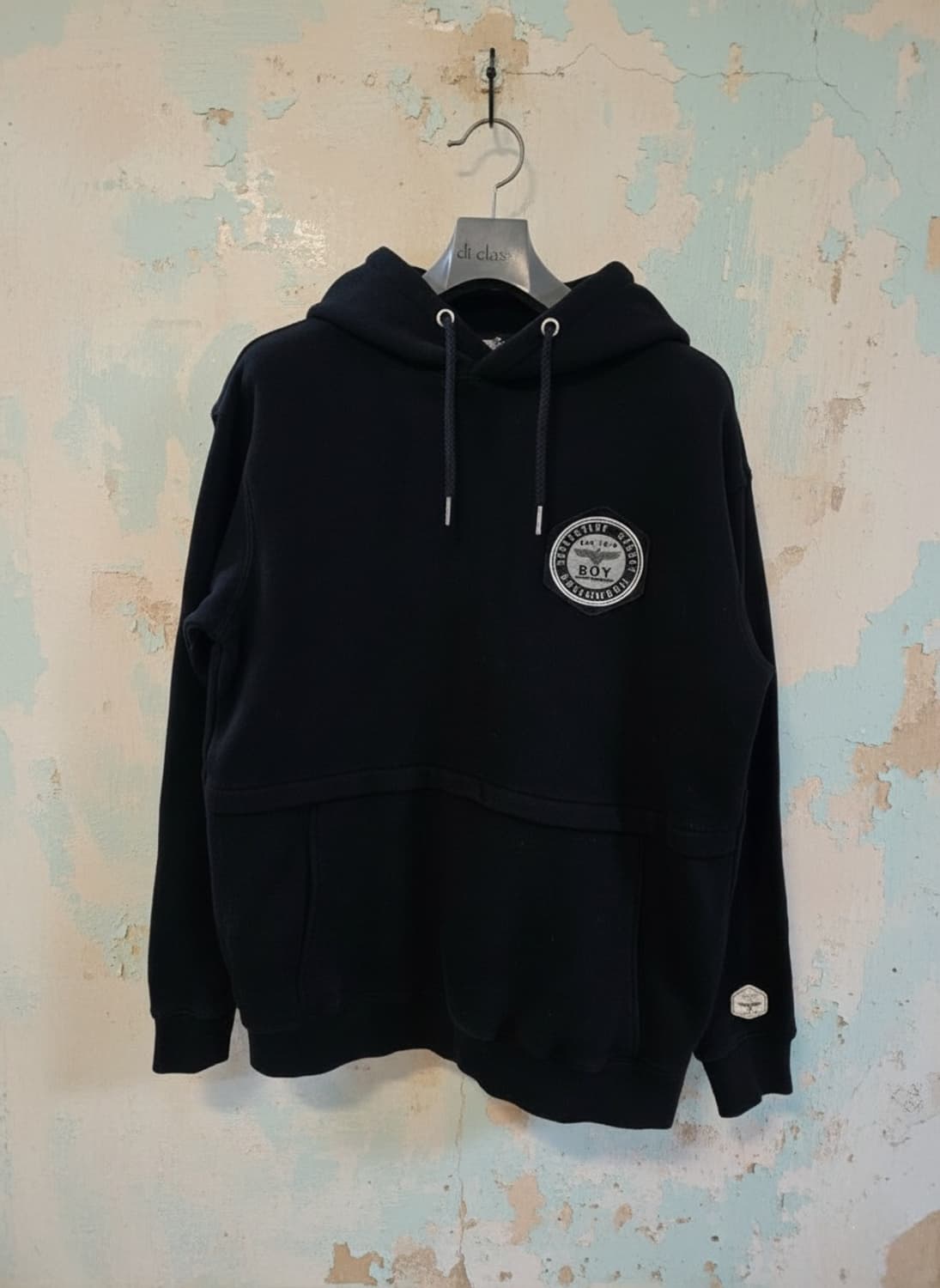 BOY 런던 블랙 후드티 L 상품이미지1