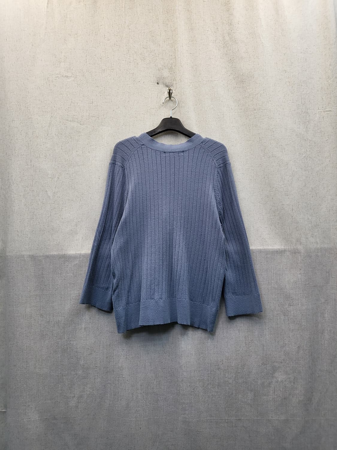 AtG 골지 니트 가디건 블루 상품이미지2