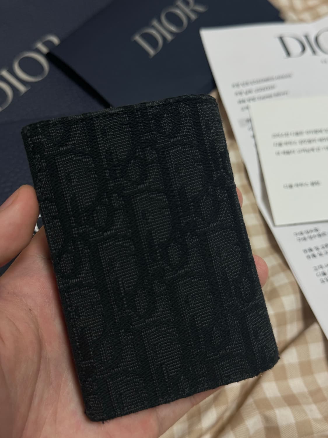 [새상품급 / 풀구성] 디올 오블리크 오거나이저 블랙 상품이미지3