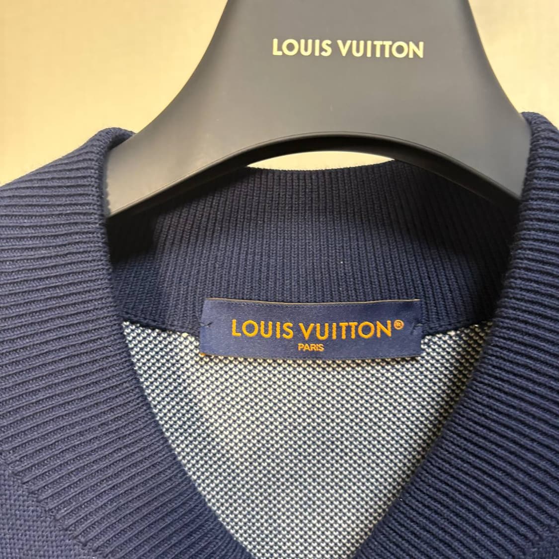 [XL] 루이비통 버질아블로 블렌드 블루종 니트집업 상품이미지2