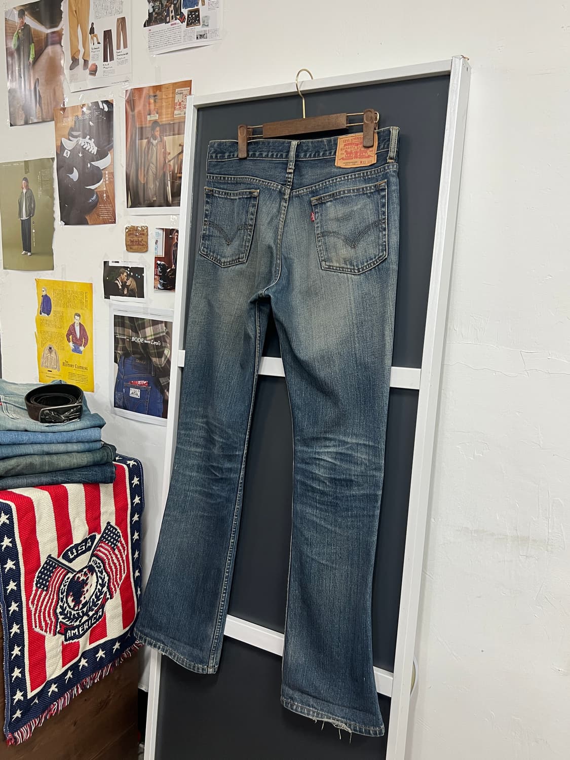 Levis 리바이스 제팬 517 나팔핏 부츠컷 데님 팬츠 상품이미지1