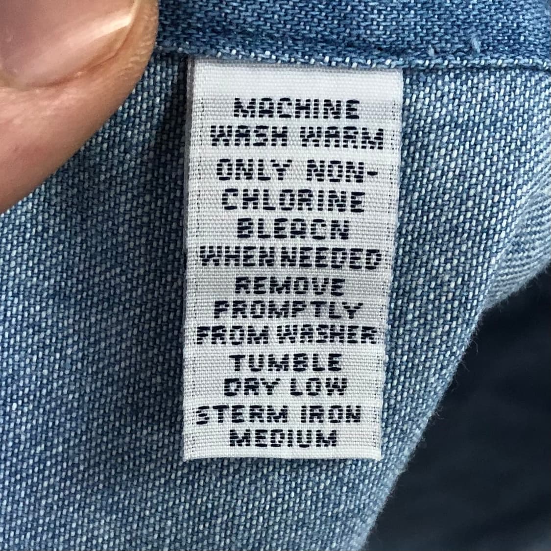 XL 폴로 데님 셔츠 상품이미지5