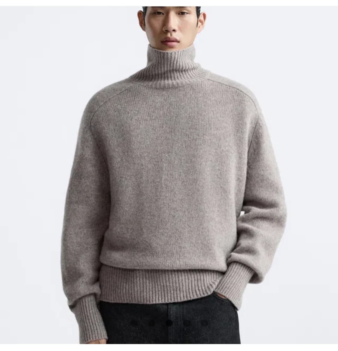 자라x스튜디오니콜슨 터틀넥 니트 상품이미지3