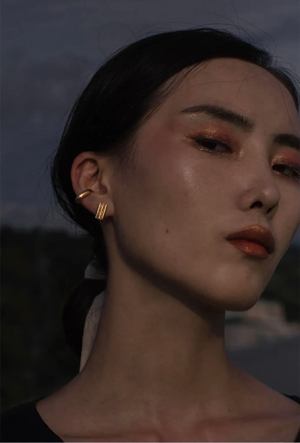 문라이트 스톤 이어커프(1+1 Oriental Universe15) 상품이미지2