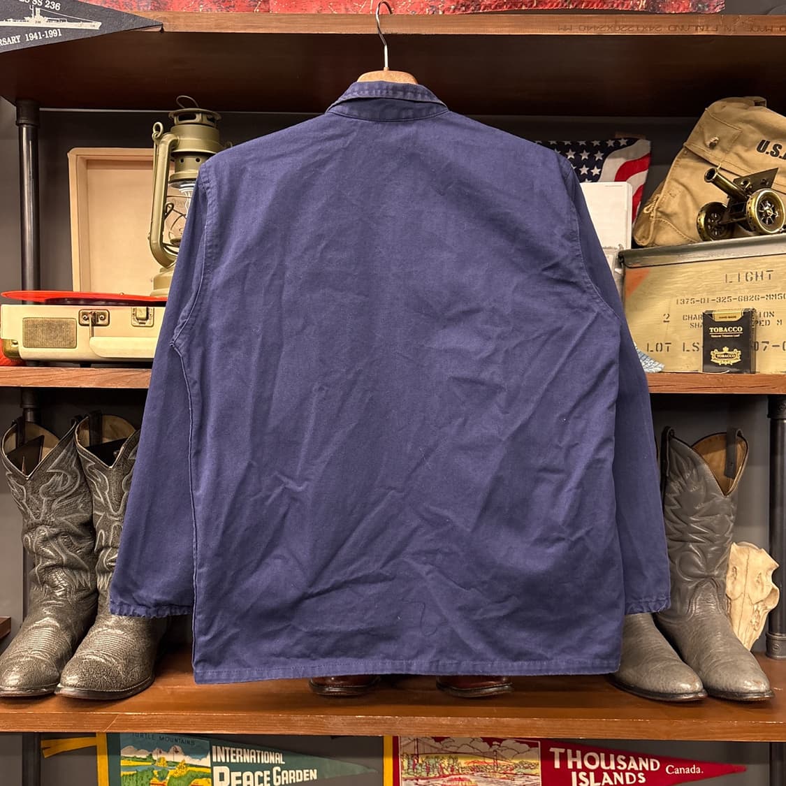 90s 숏카라 프렌치워크자켓 / 초어자켓 이태리생산 N975 상품이미지2