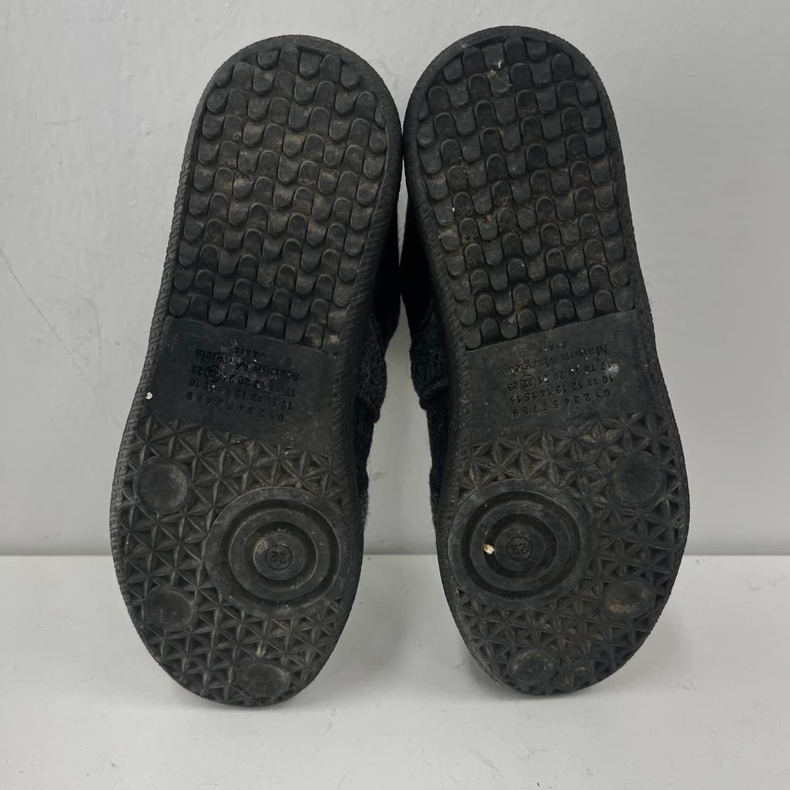 메종 마르지엘라 리미티드 에디션 펠트 레플리카 독일군 스니커즈 37 상품이미지8