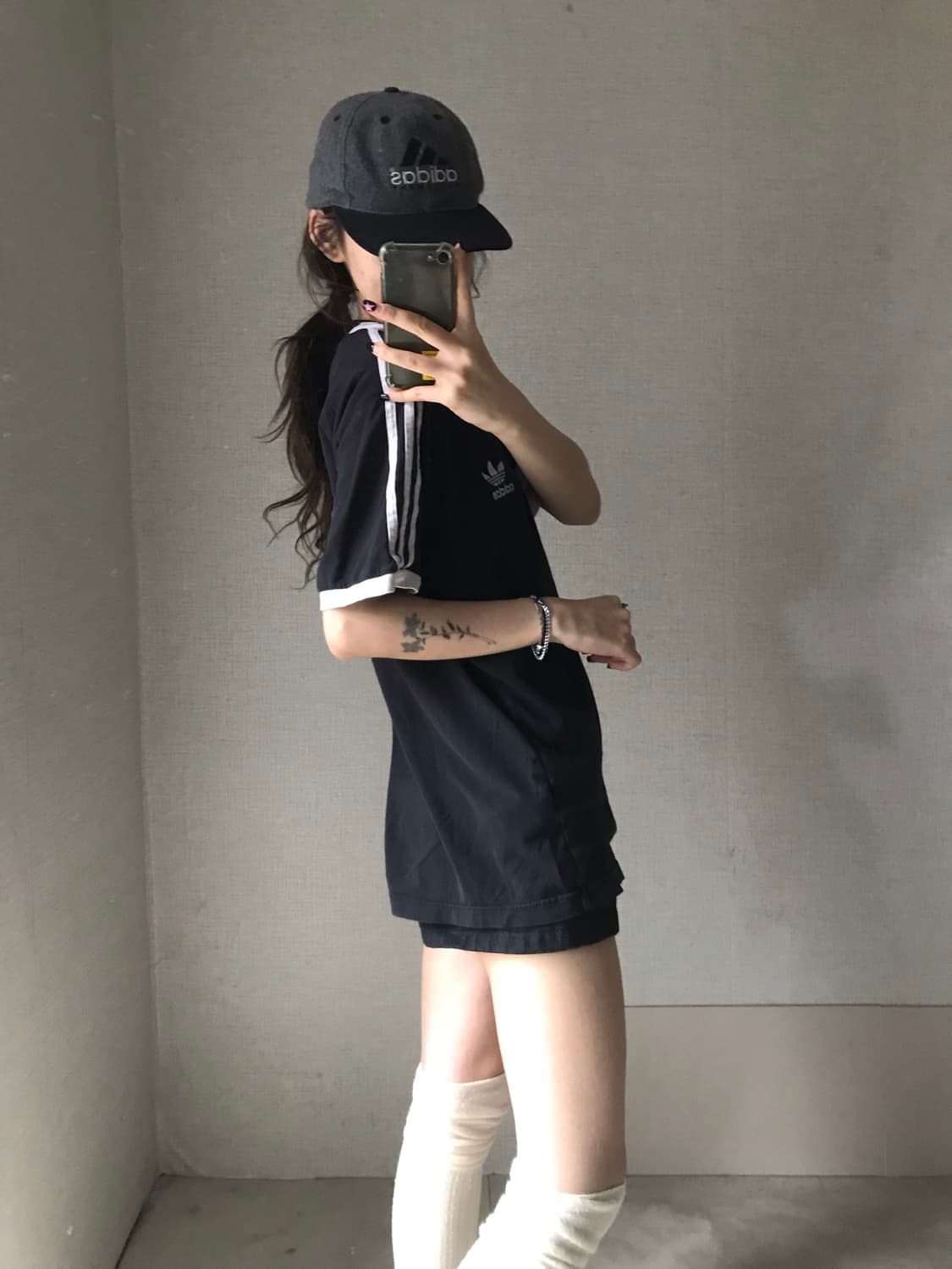 아디다스 블랙 링거티셔츠 상품이미지4