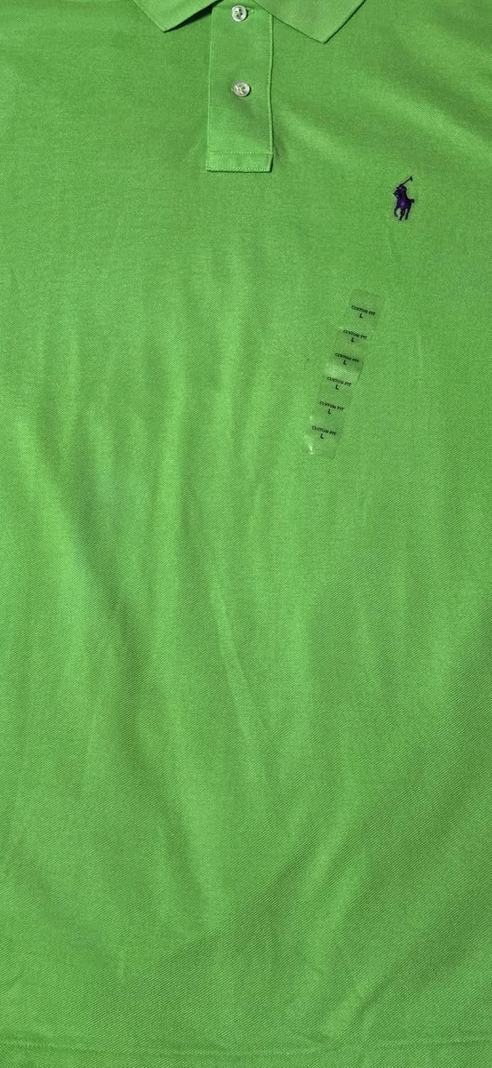 폴로 랄프로렌 남성 카라티 L 라임색 미사용 상품이미지5