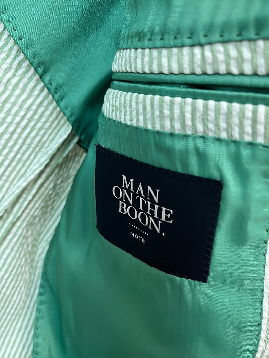 95) 맨온더분 금장 시어서커 자켓  상품이미지10