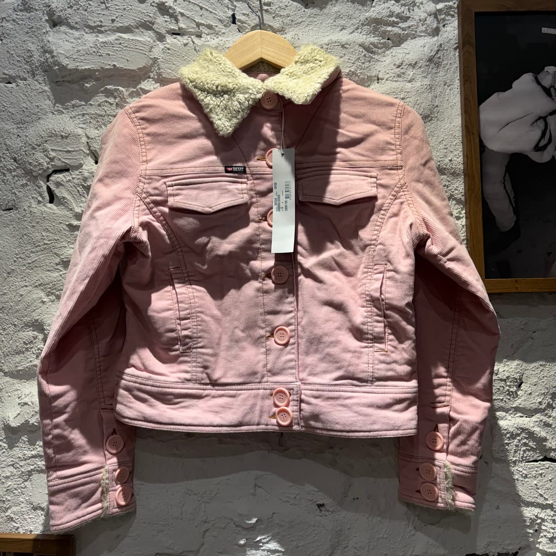 새상품) 디젤 코듀로이 쉐르파 자켓 데드스탁 상품이미지3