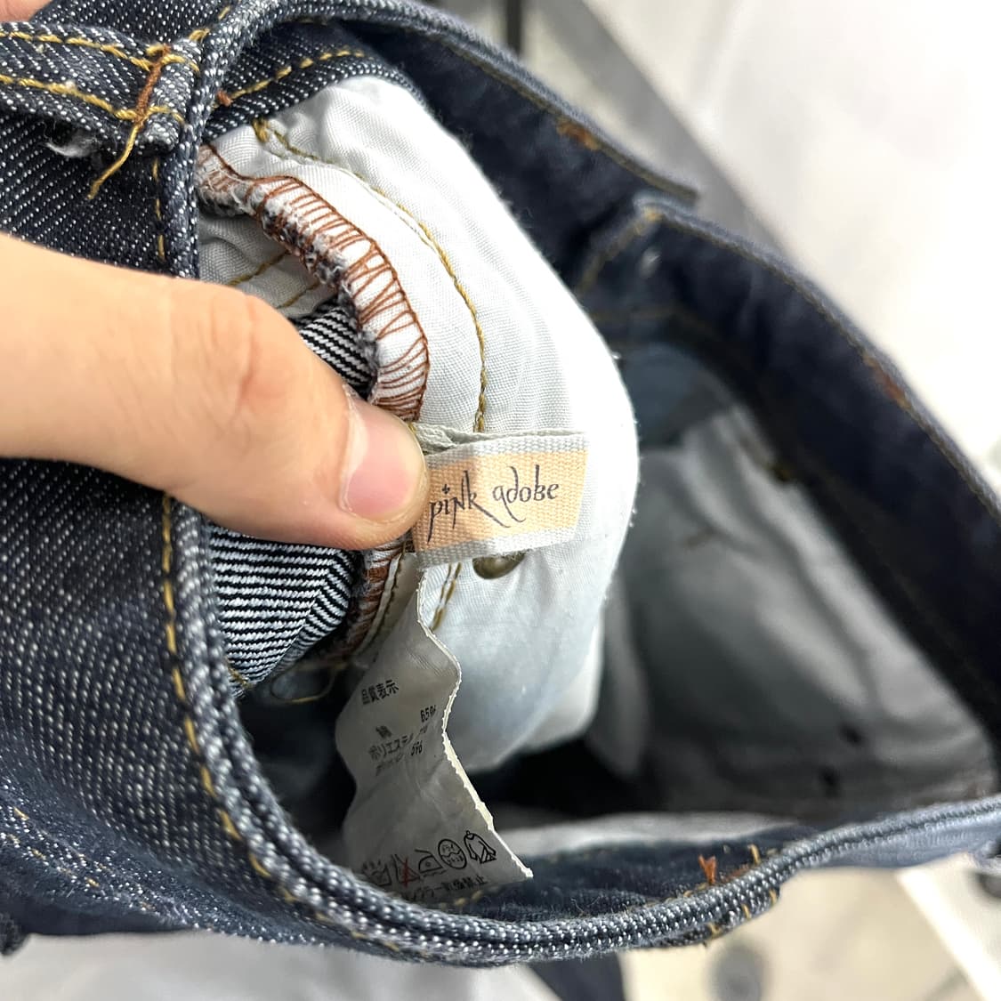 셔링 스키니 데님팬츠 상품이미지5