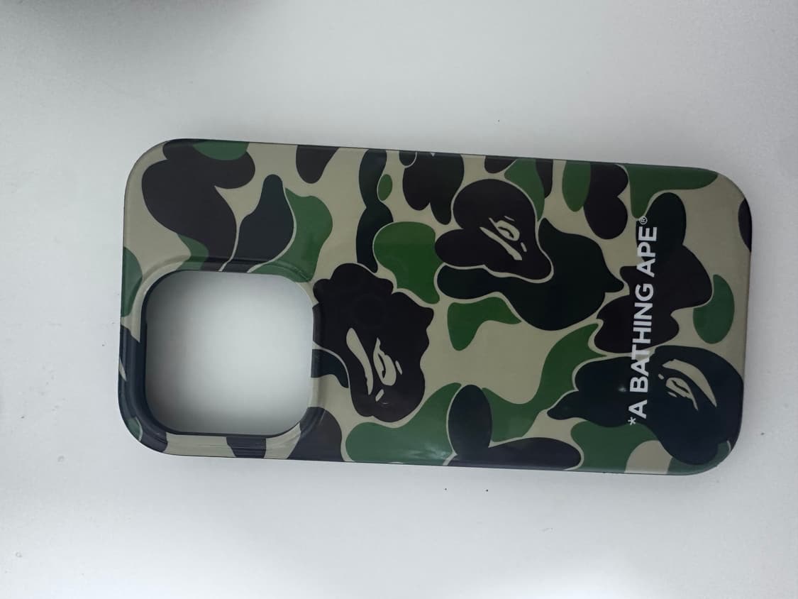 베이프 ABC 카모 아이폰 14 프로 케이스 그린 상품이미지2