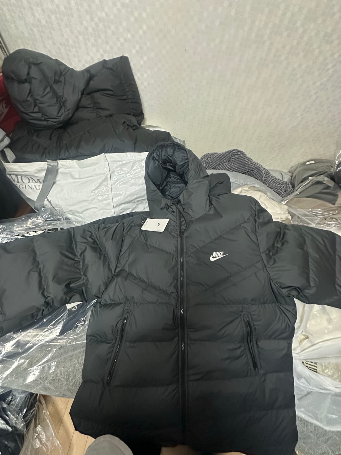 나이키 스톰핏 윈드러너 프리마로프트 후드 파카 블랙 상품이미지4