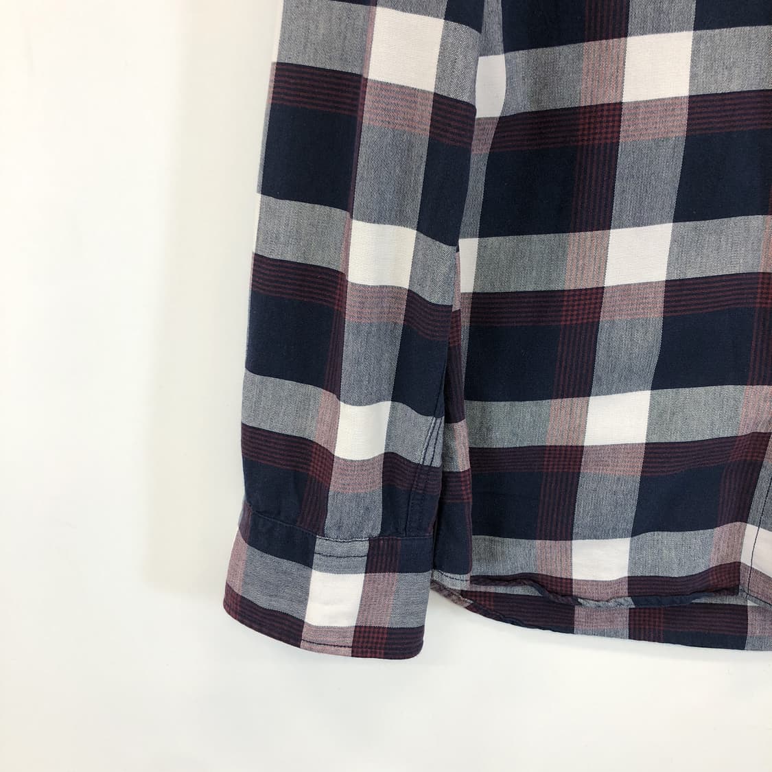 빈폴 자수로고 브러쉬 체크셔츠 100 사이즈 상품이미지3