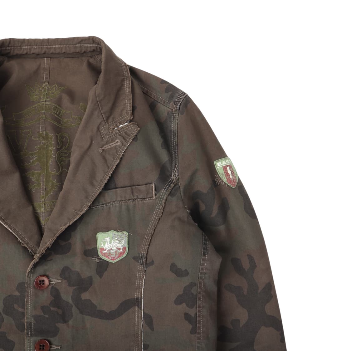 트리플 파이브 소울 리버시블 카모 바이커 자켓 상품이미지3