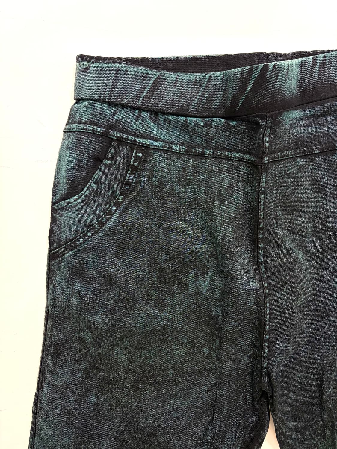 Teal Washed Leggings 상품이미지5