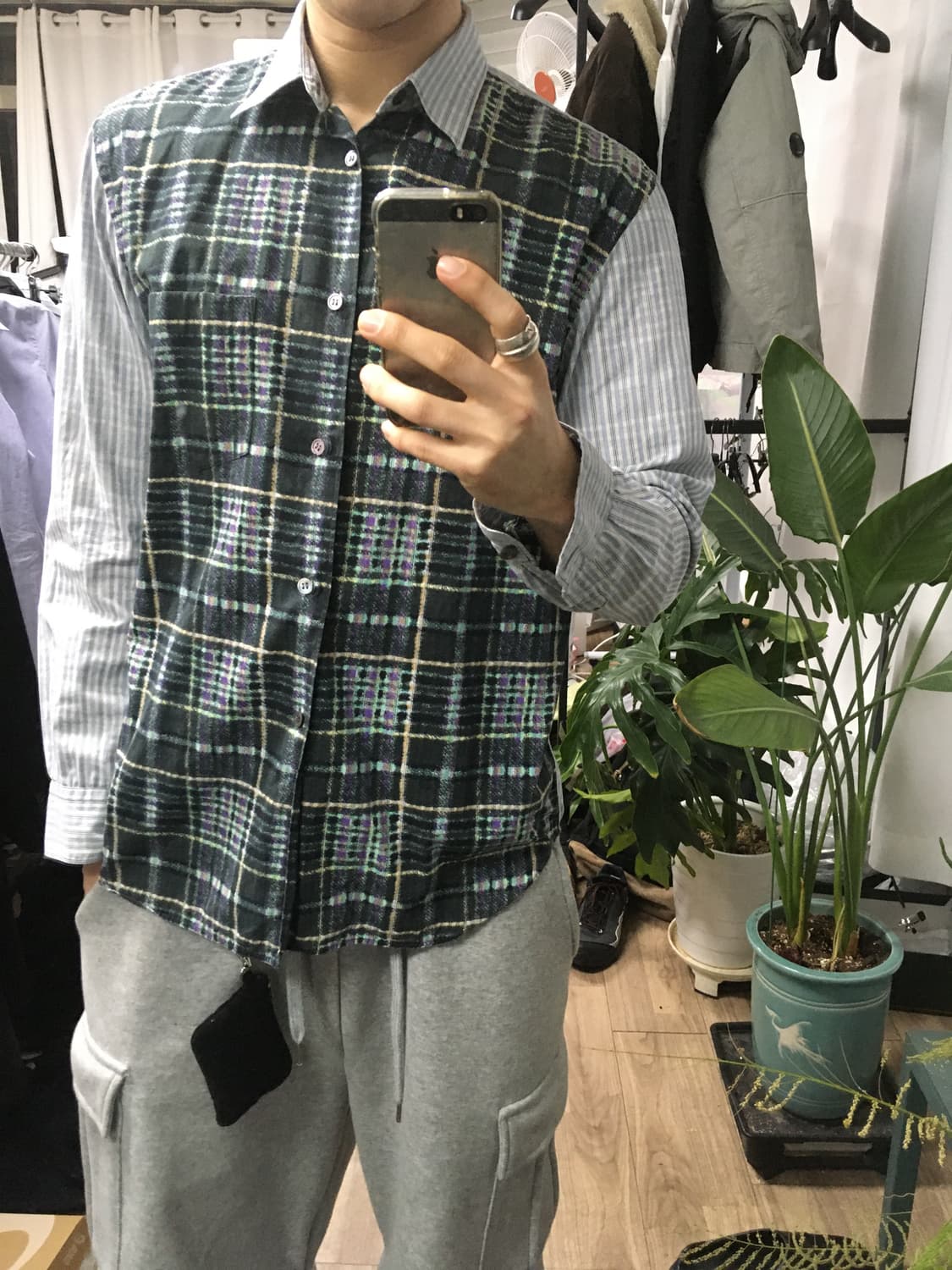 꼼데가르송 셔츠 라인 M 상품이미지3