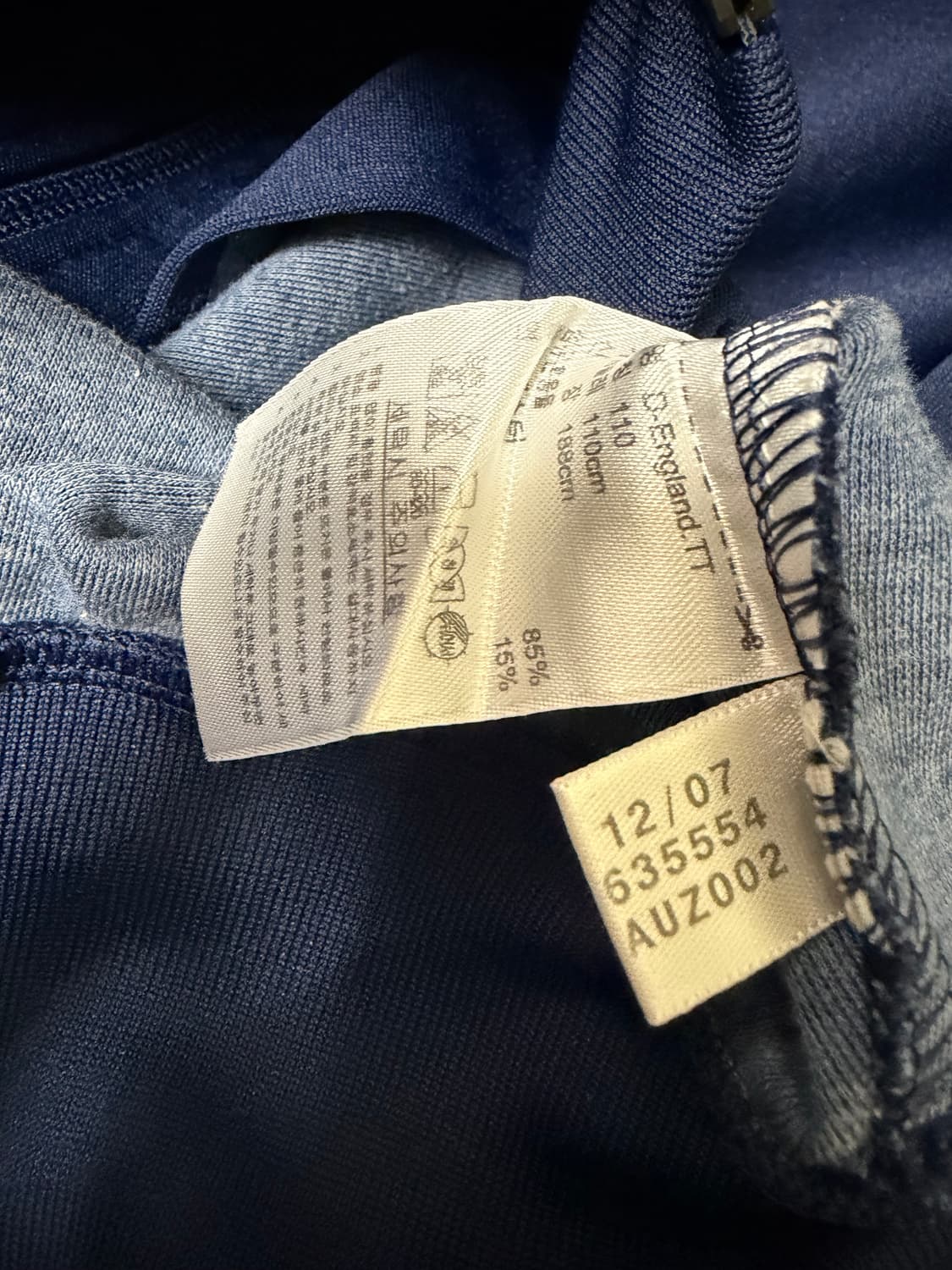 아디다스 잉글랜드 코르티스 트랙탑 져지 상품이미지5