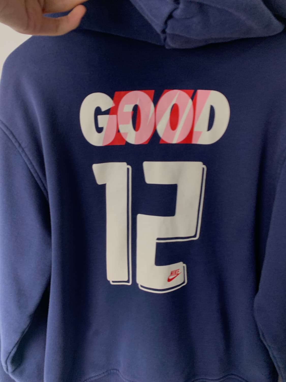 나이키 백로고 네이비 후드집업 상품이미지6