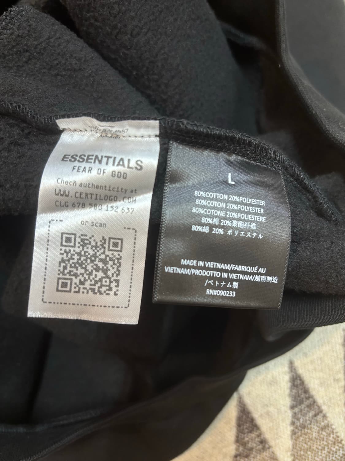 피어오브갓(Fear of God) 에센셜 플리스 스테이트 후디 상품이미지9