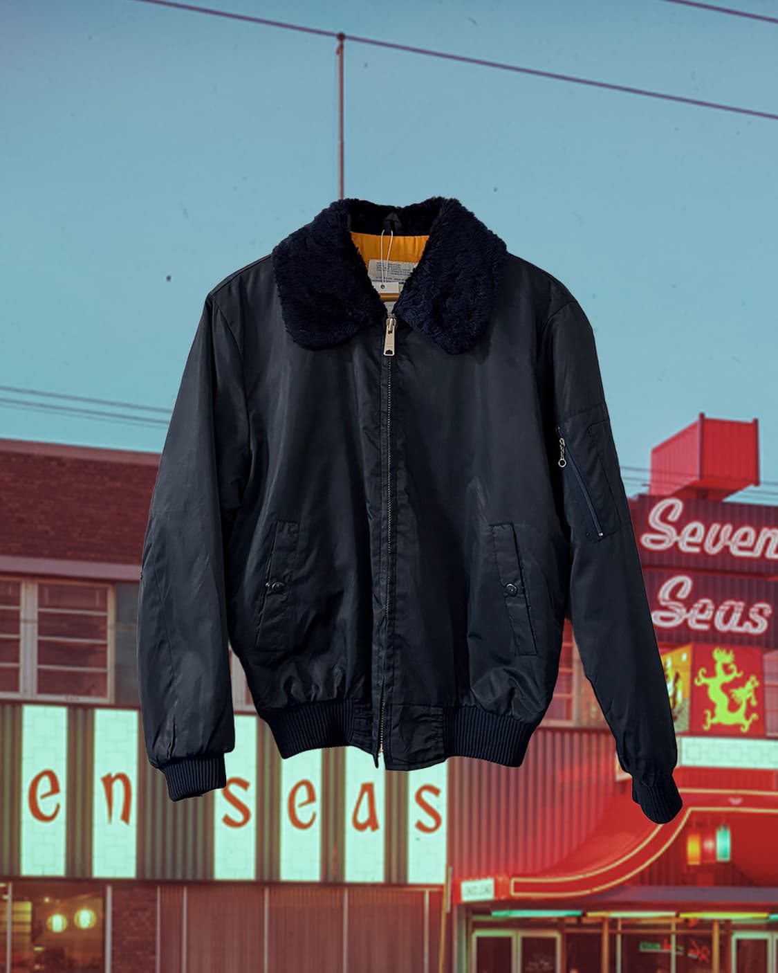 80s B-15 Sears 플라이트 자켓 상품이미지1