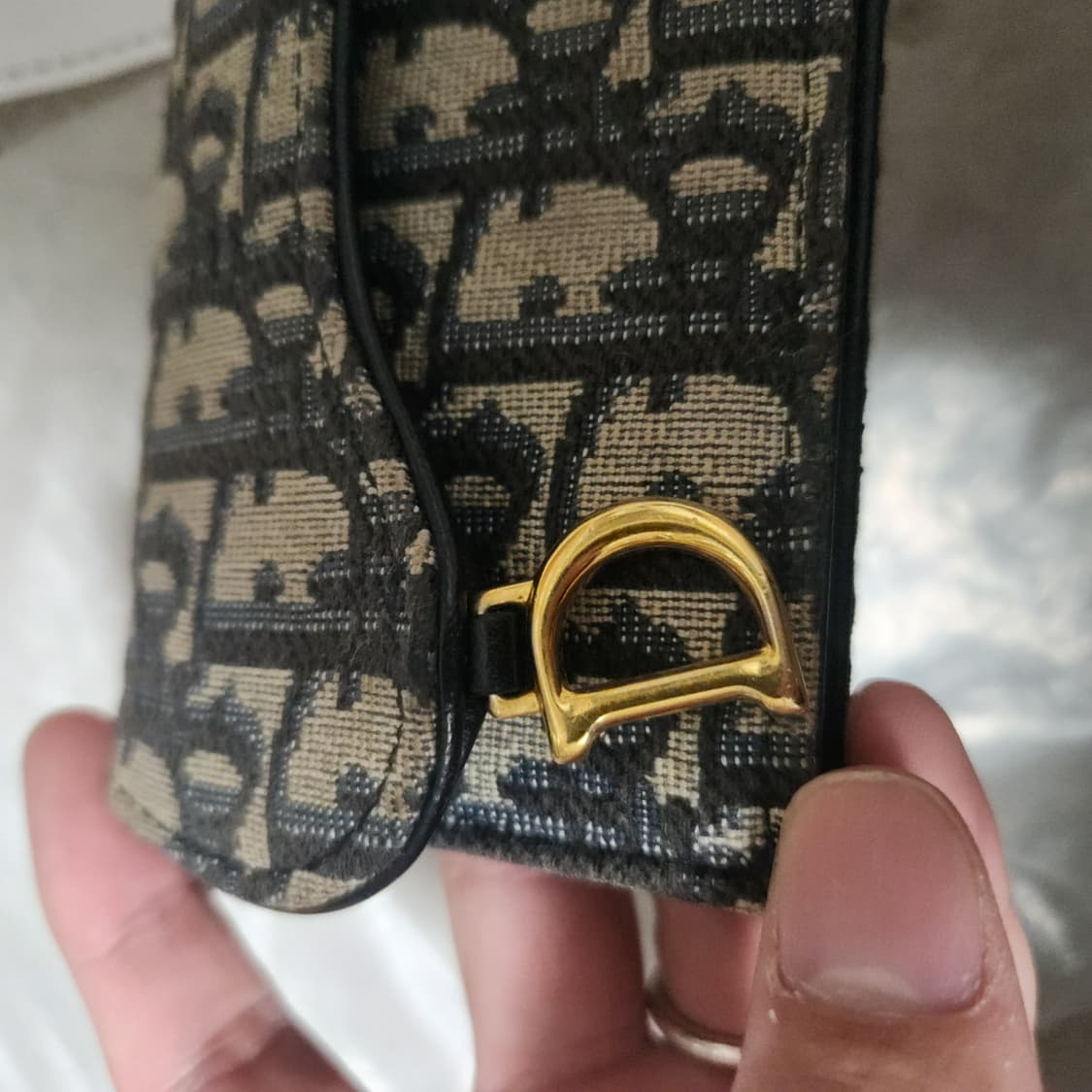 [정품/os] 디올 오블리크 새들 카드지갑 상품이미지9