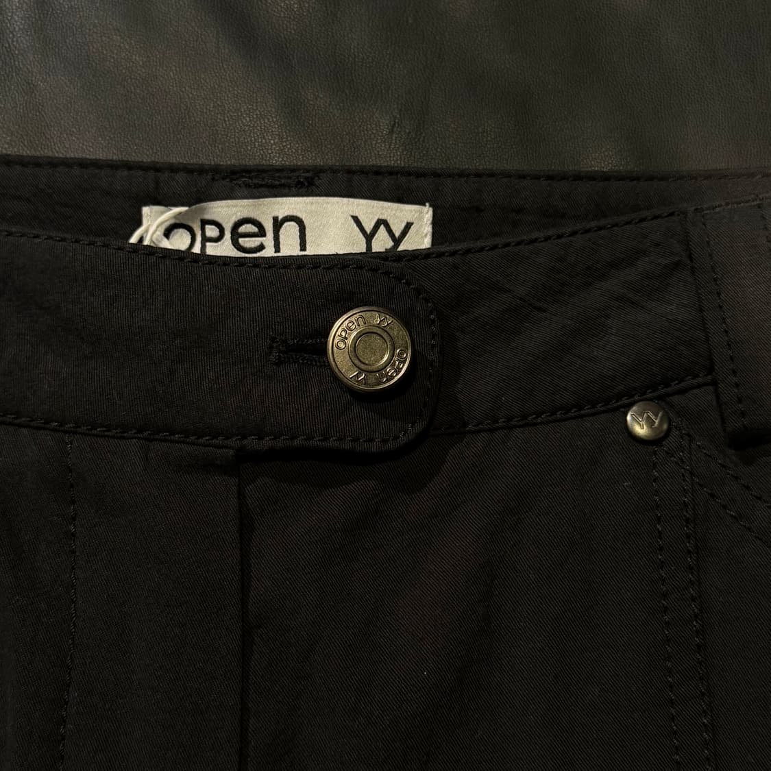 오픈 와이와이 블랙 부츠컷 팬츠 상품이미지4