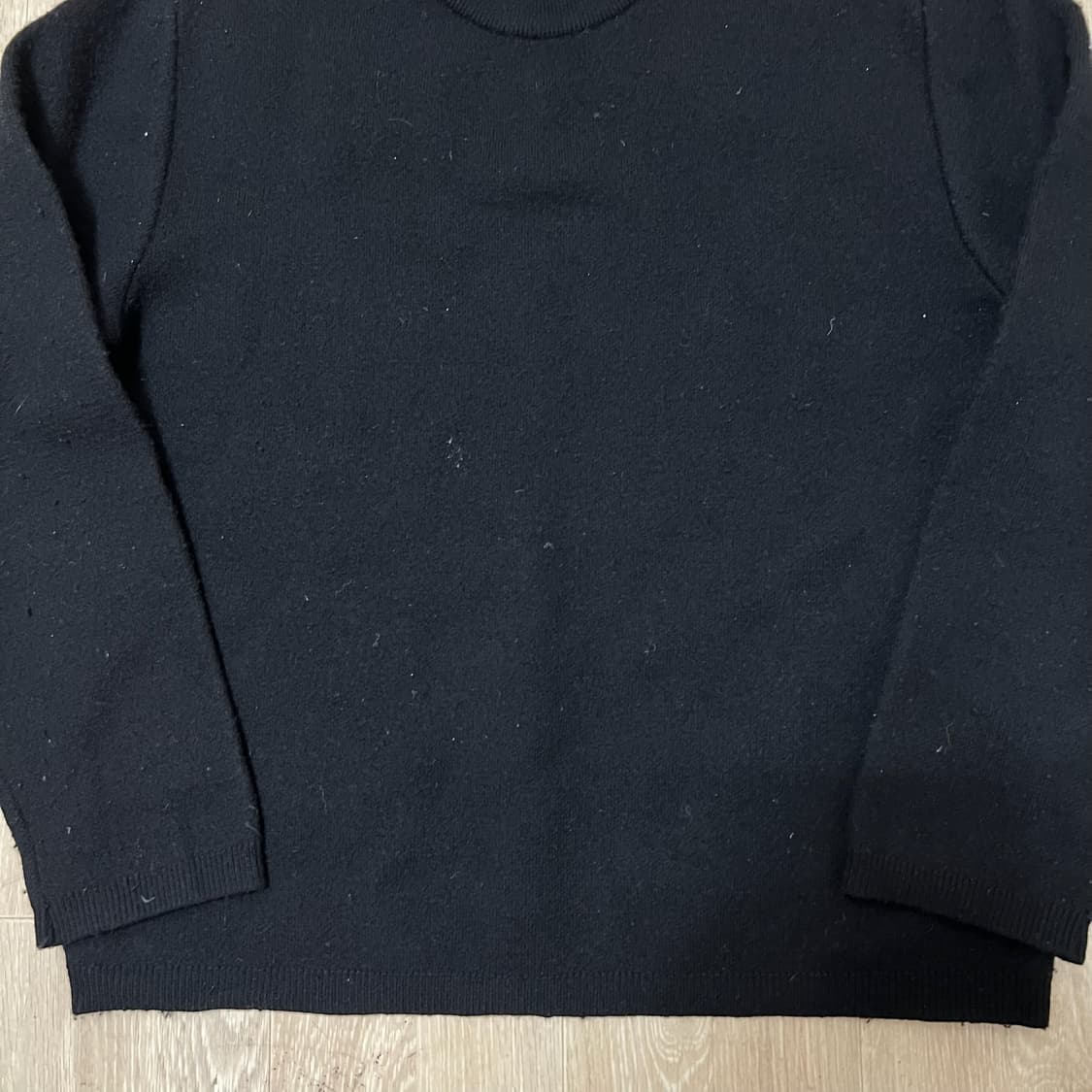 엘무드 미니멀 라운드 니트 44  상품이미지3