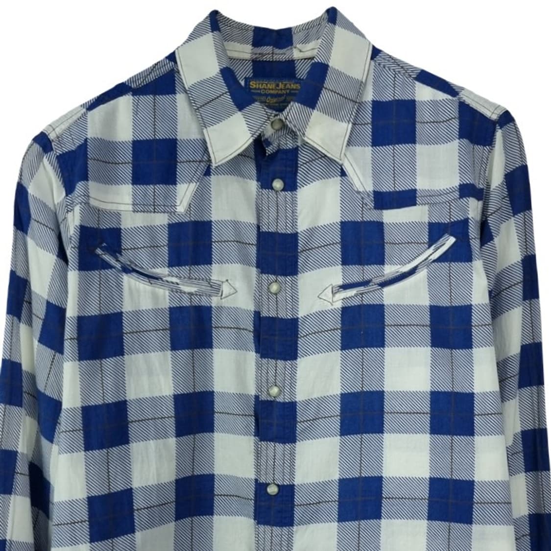 [쉐인] 빈티지 체크 슬림핏 웨스턴 셔츠 M19423 상품이미지4