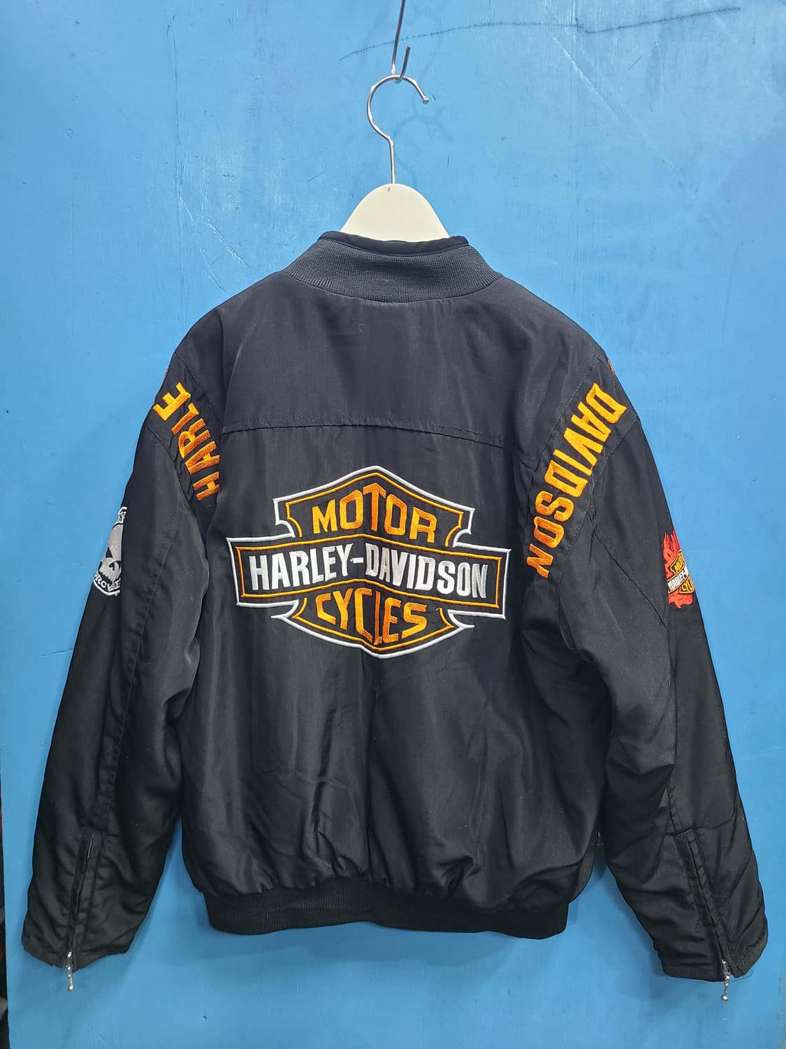 희귀 빈티지 할리데이비슨 블루종 상품이미지3
