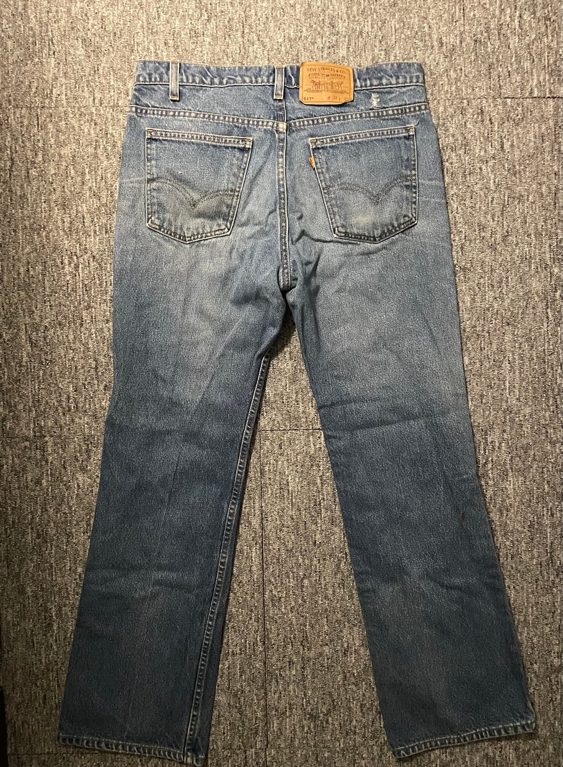 90s 리바이스 517 오렌지탭 데님 [36X32] 상품이미지3