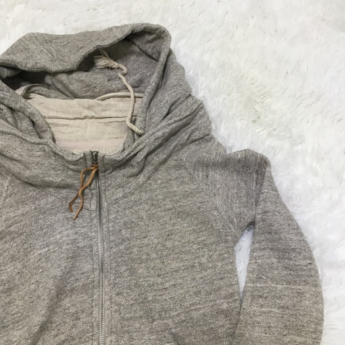 빈티지 멜란지 터틀넥 후드 y2k 스트릿 갸루 펑키 일본빈티지631 fa 상품이미지3