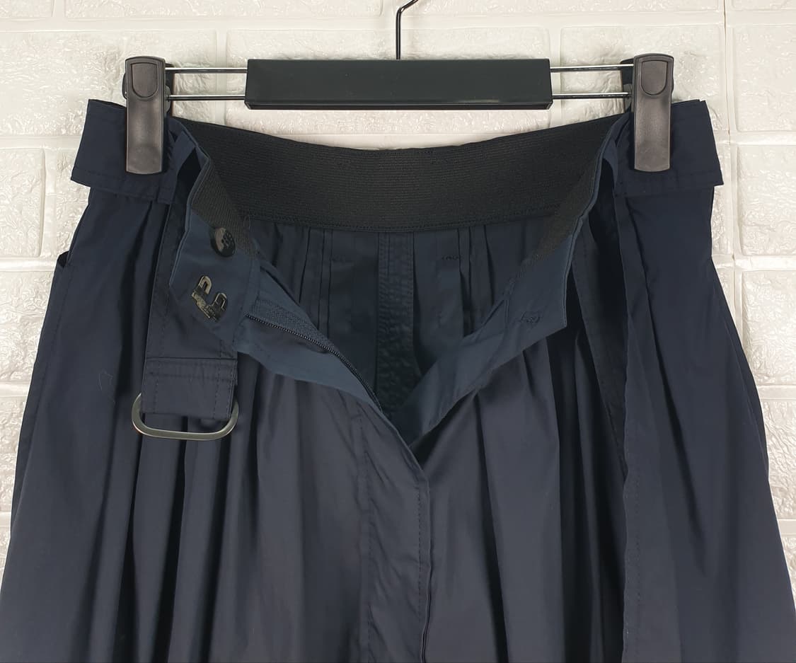 [26]시스템 벨티드 플레어 롱 스커트 상품이미지6