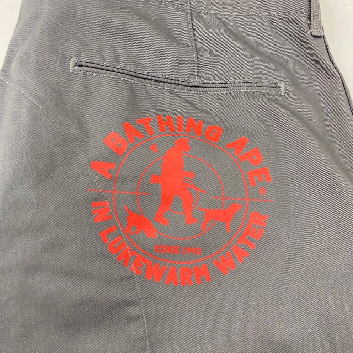 베이프 포켓 그레이 치노 팬츠 (30) 상품이미지4