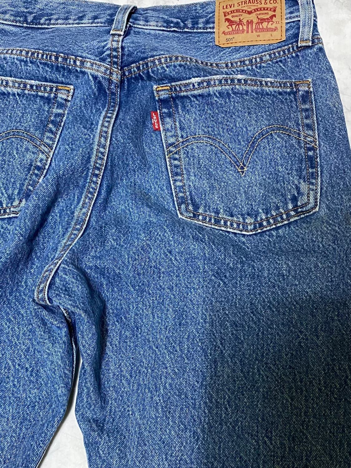 리바이스 청바지 501 특이한나염 허리 31인치 상품이미지5