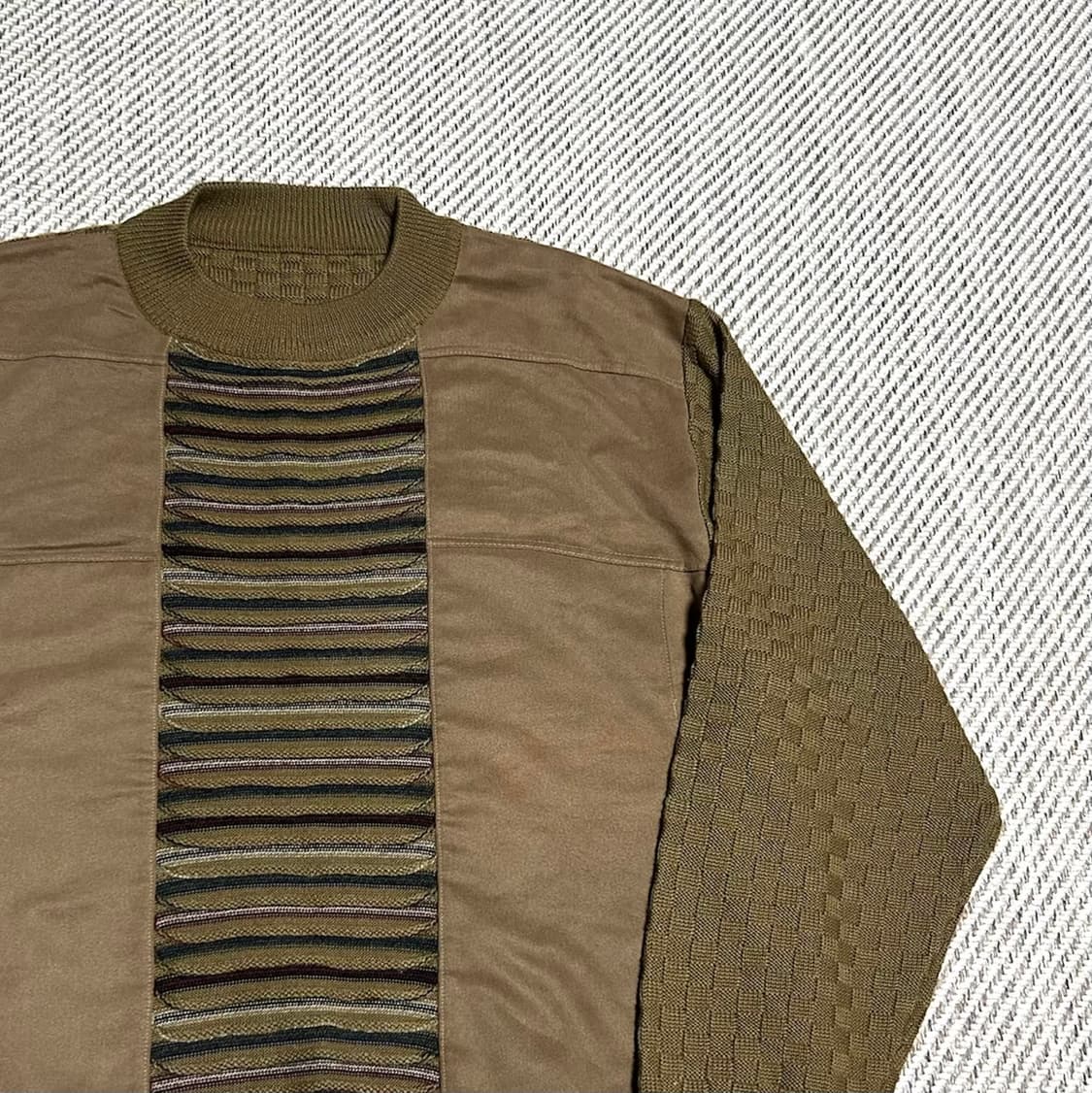 [L] JPN 빈티지 패턴 라운드 니트 상품이미지4