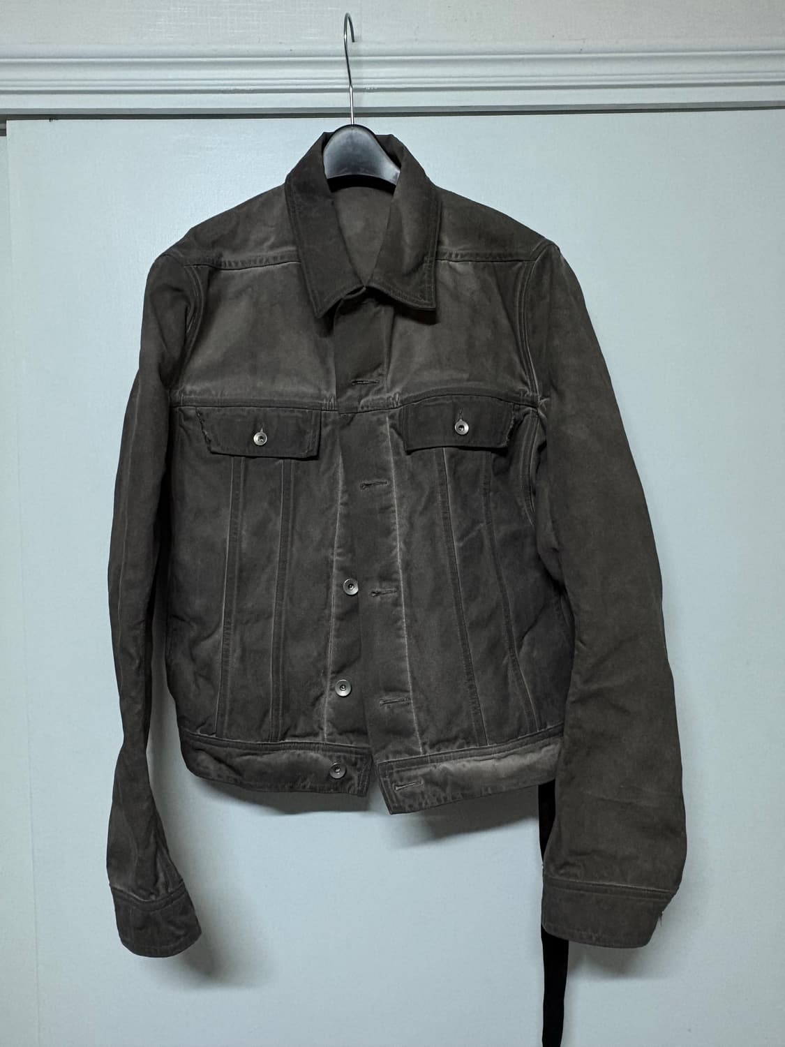 릭오웬스 플랩 포켓 코튼 바이커 자켓 m 상품이미지2