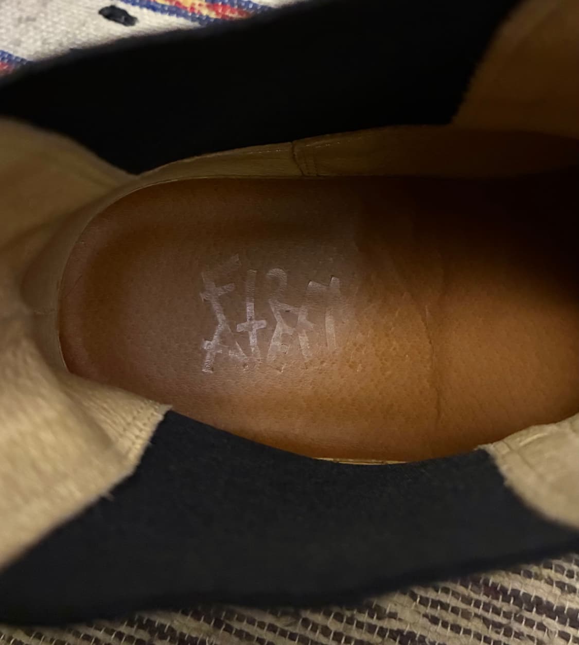 (255~260)피렌체 아뜨리에 소가죽 스웨이드 첼시부츠 블랙 상품이미지9