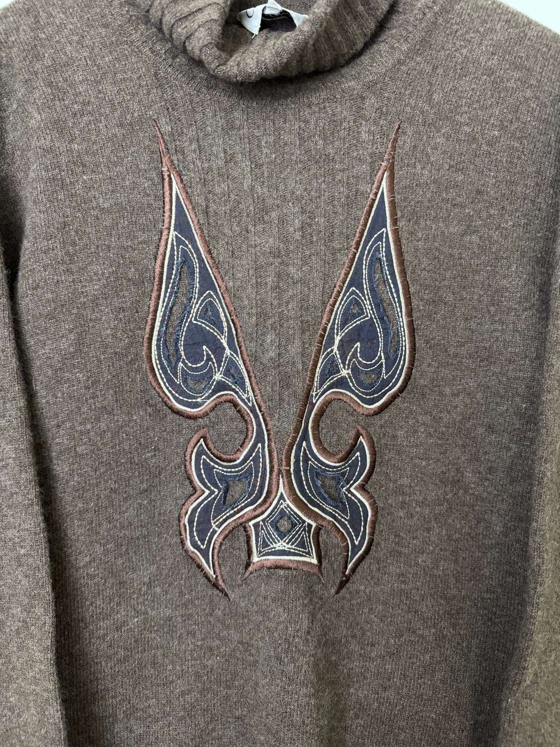 90s CREOLA 컷오프 패치 스웨터 (MADE IN ITALY) 상품이미지3