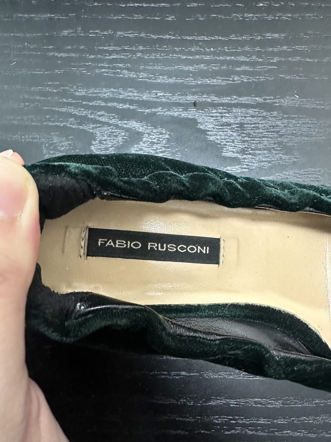 Fabio Rusconi 벨벳 발레 로퍼 상품이미지5