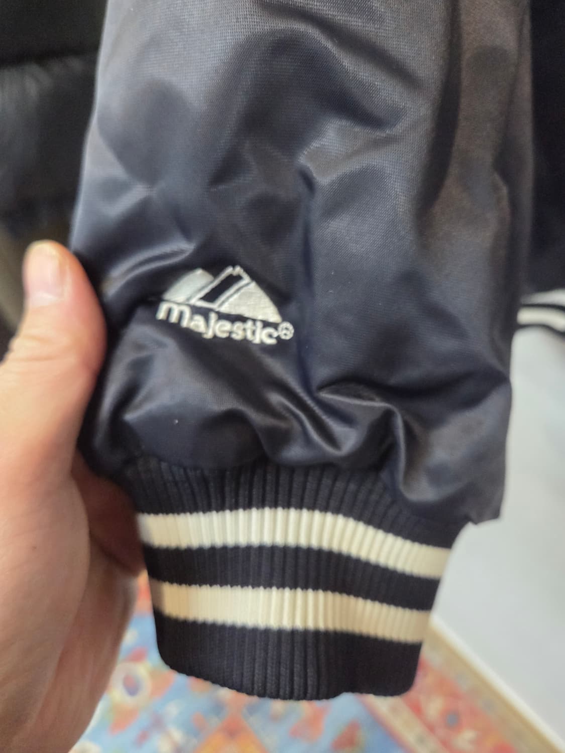 마제스틱 뉴욕양키즈 누빔 바시티자켓 m 상품이미지6