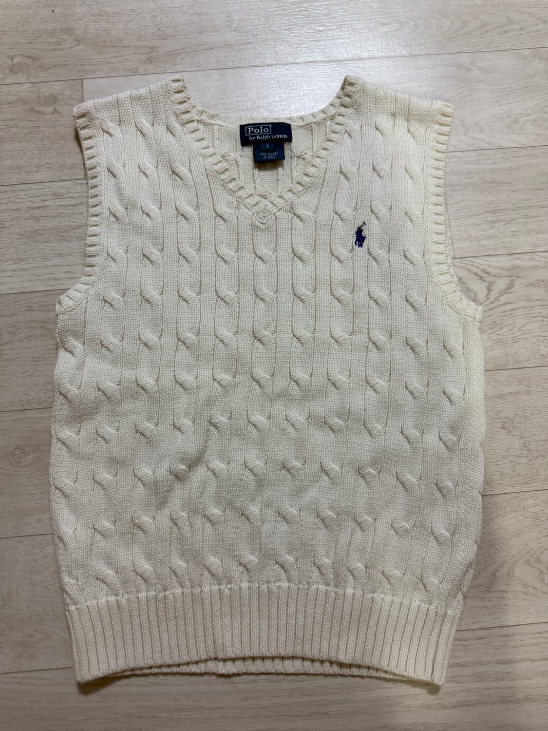 V neck knit vest 상품이미지2