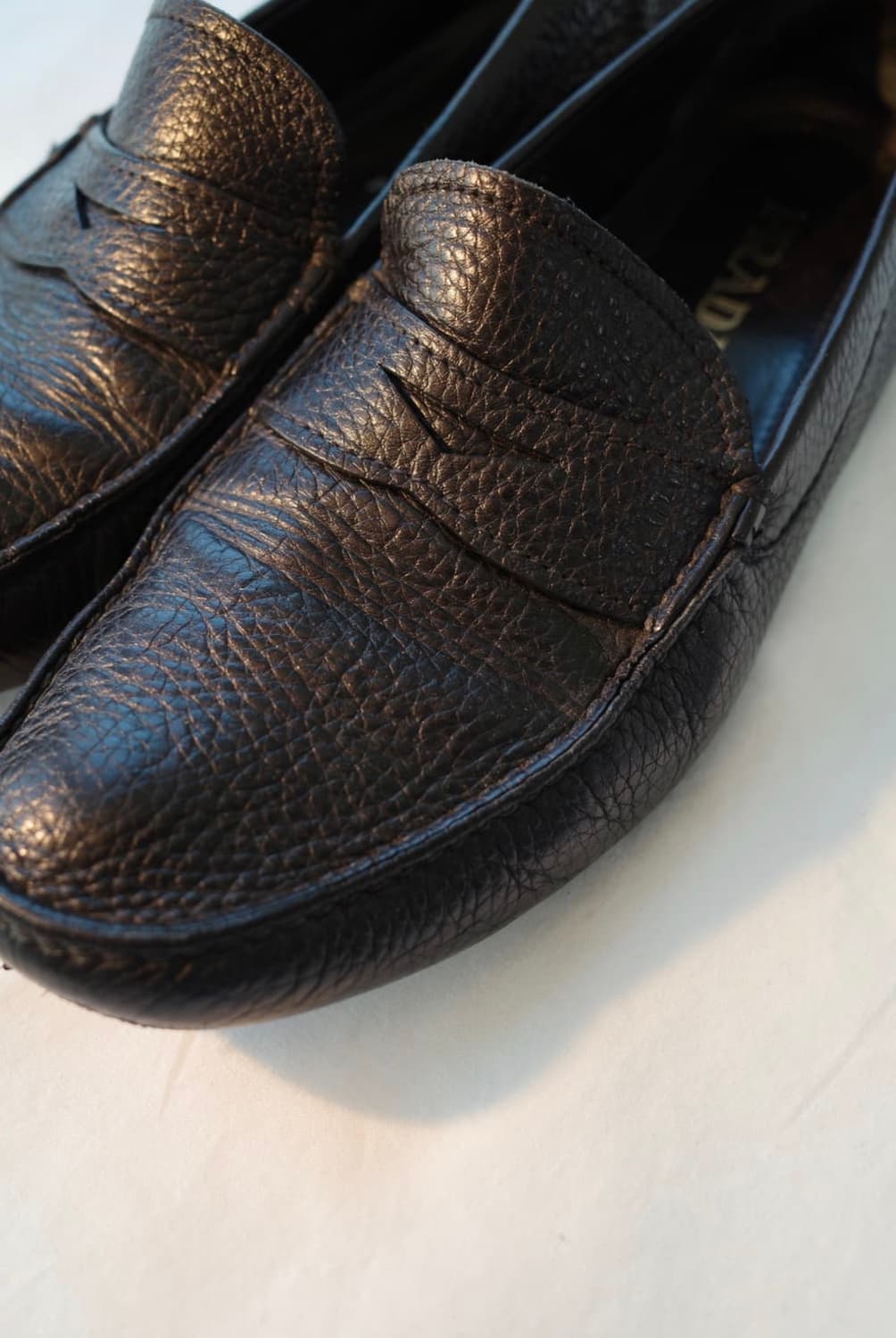 Prada Leather Driving Shoes 상품이미지3